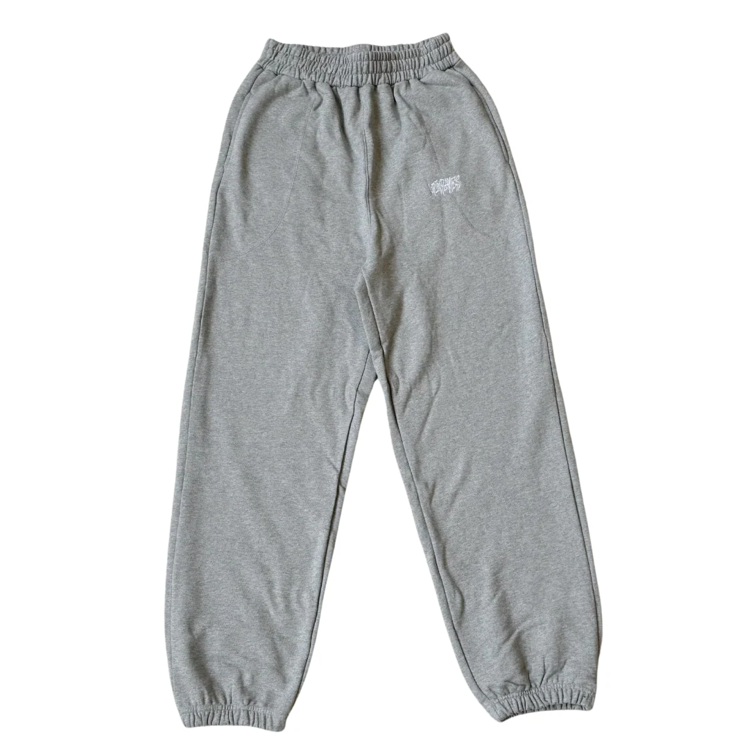 Up In Flames Cuffed Jogger Grey