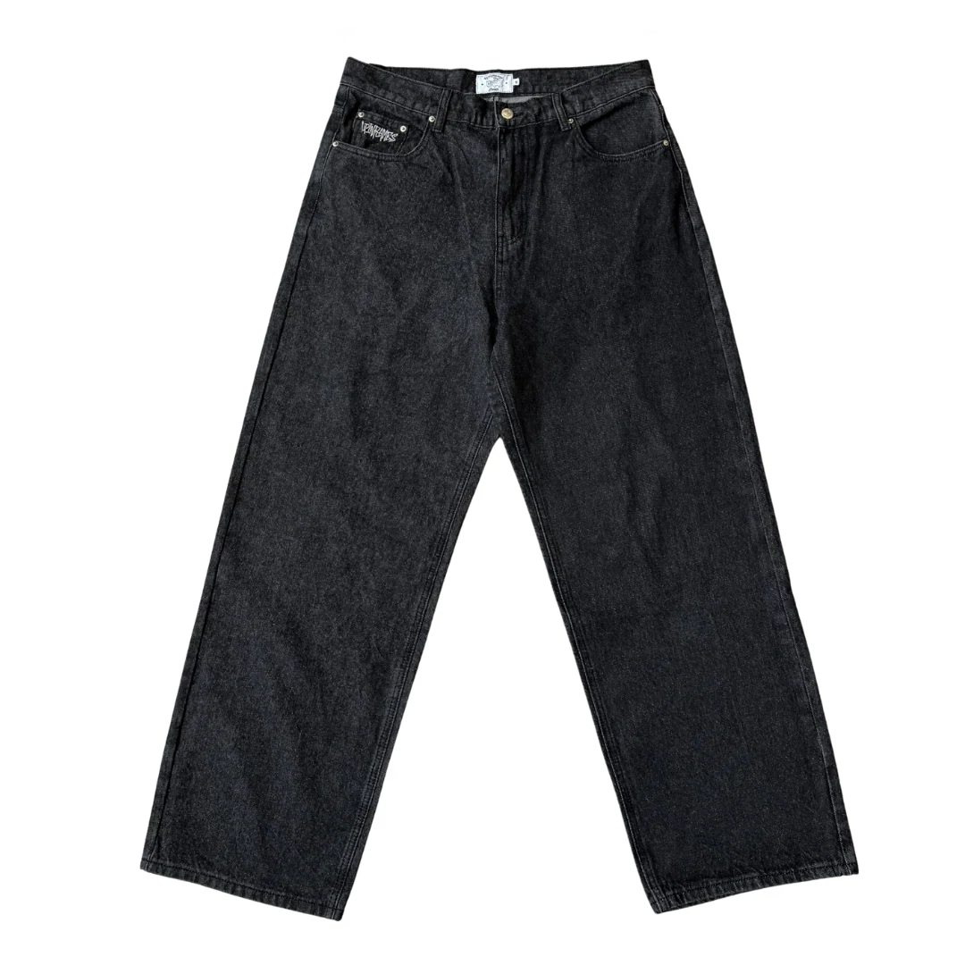 Up In Flames Jeans Black
