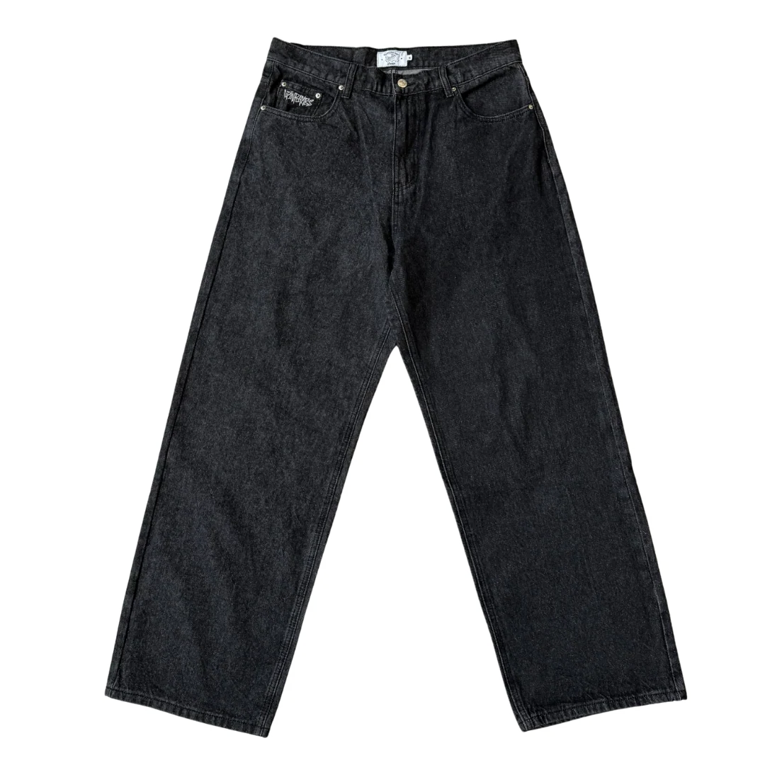 Up In Flames Jeans Black