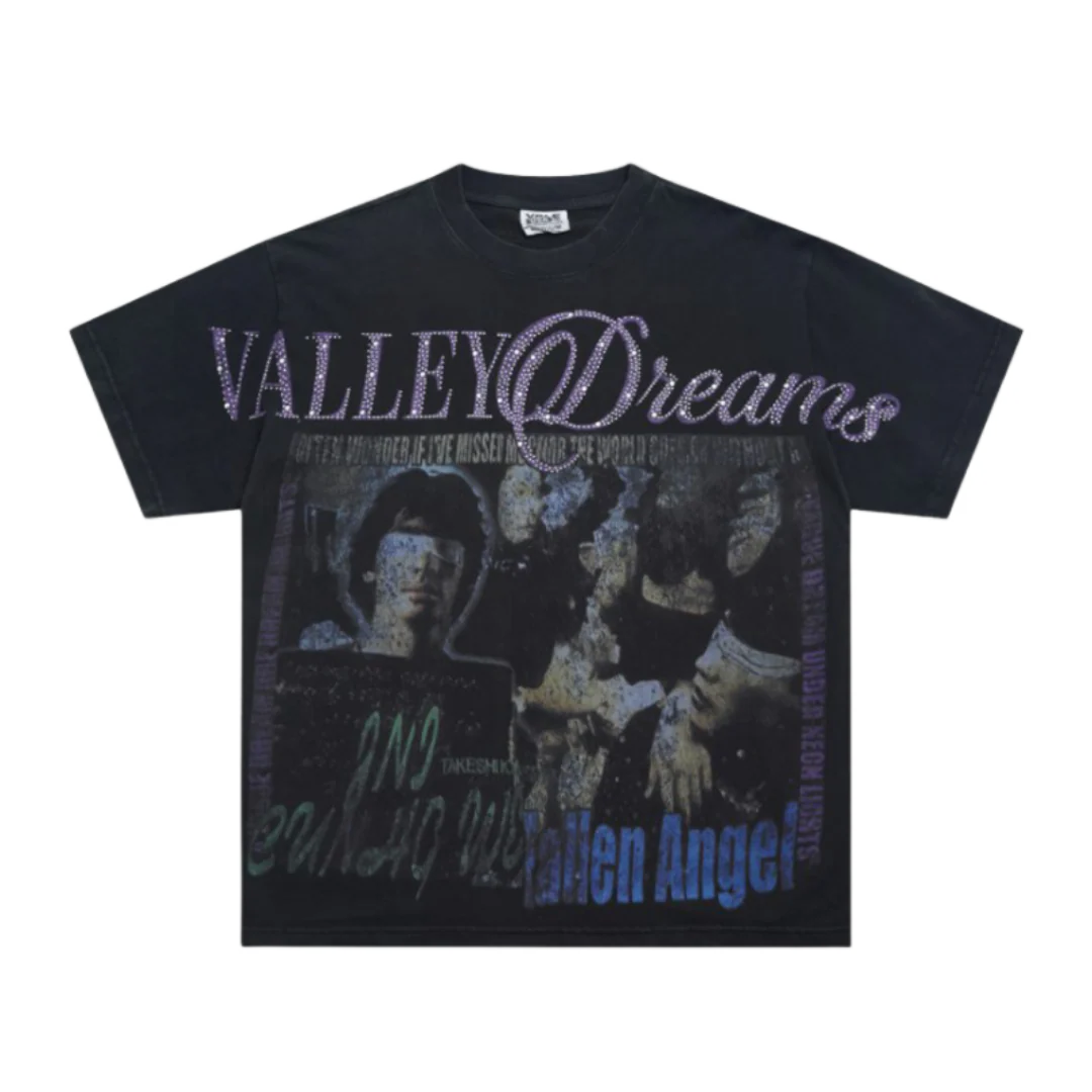 Valley Dreams Fallen Angel T-Shirt Black