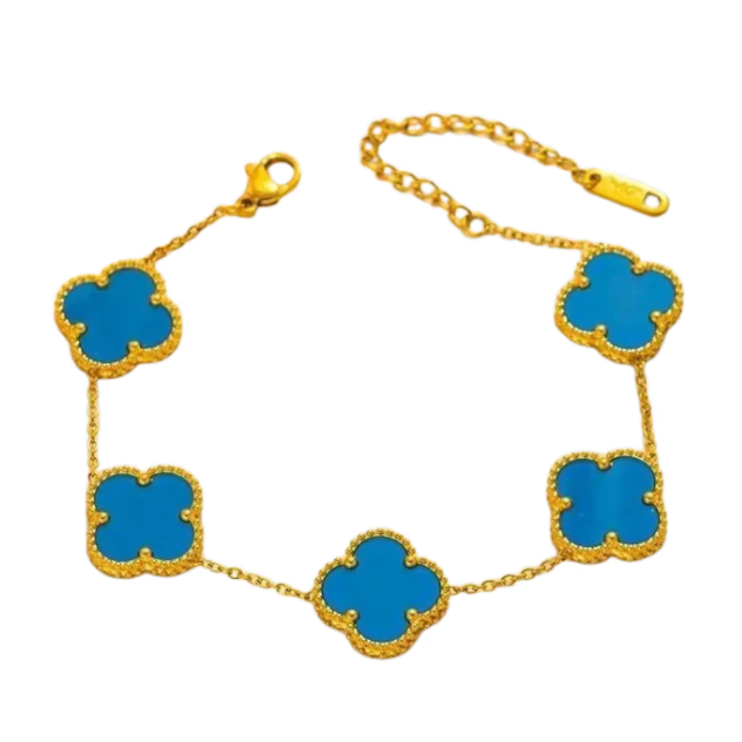 Van Cleef Bracelet Gold & Blue