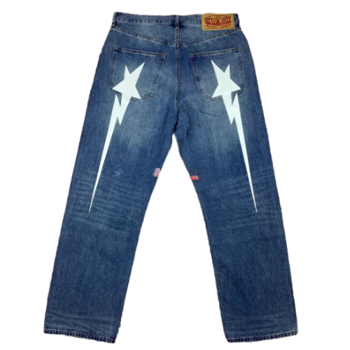 Vintage Denim Bape   Behind The Big Meteor