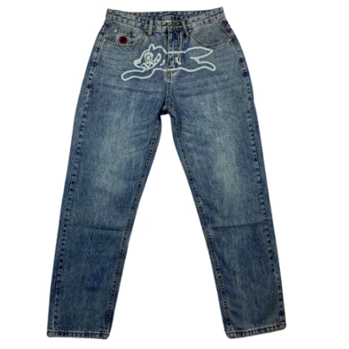 Vintage Denim Bape White Meteor Blue Cow