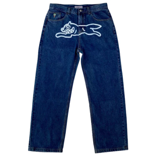 Vintage Denim BBC Blue White Flying Dog