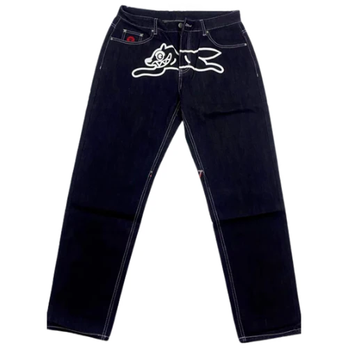 Vintage Denim BBC Flying Dog Black White