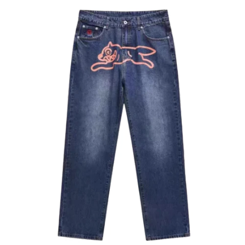 Vintage Denim BBC Flying Dog Light Blue Rose