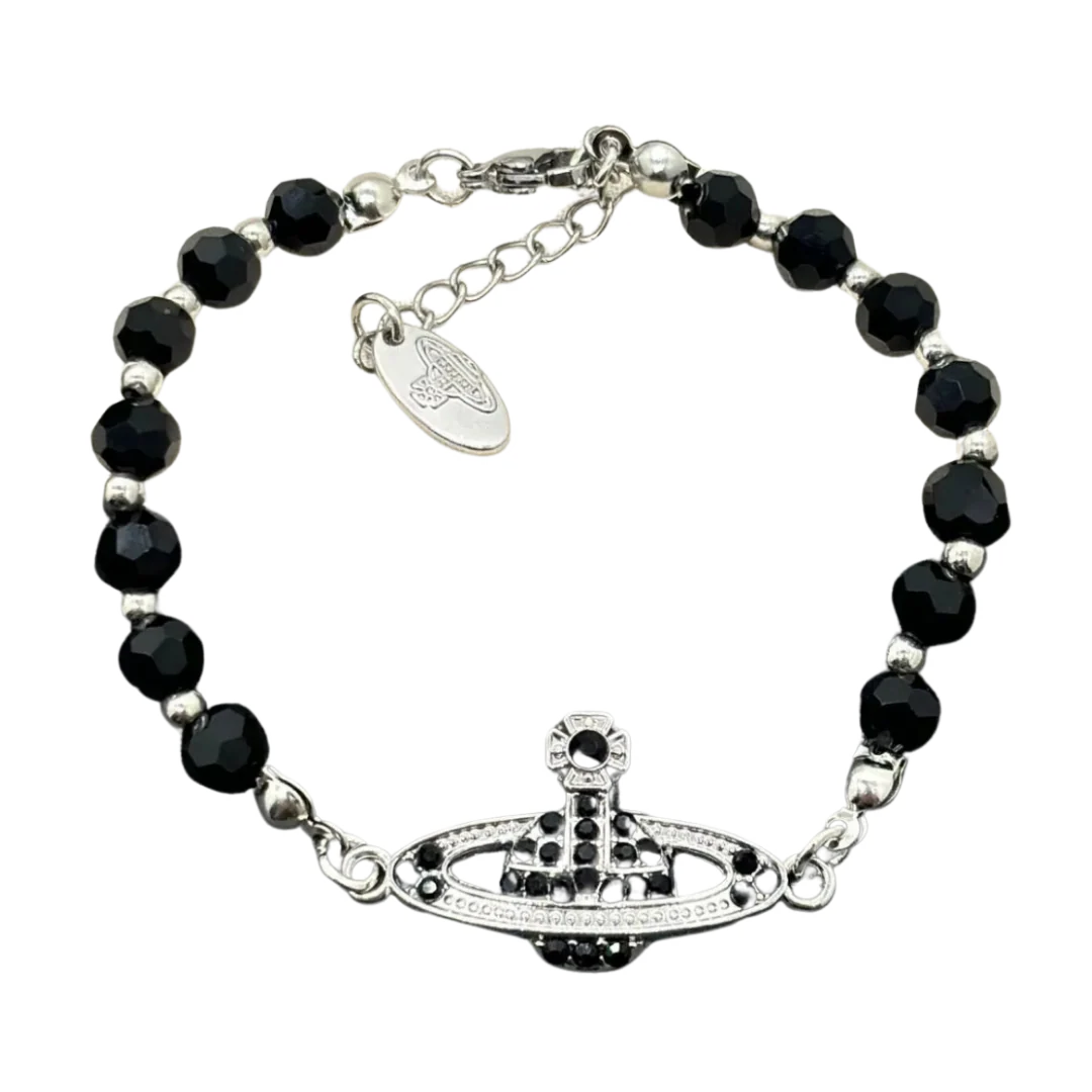 Vivienne Westwood Bracelet Black & Silver