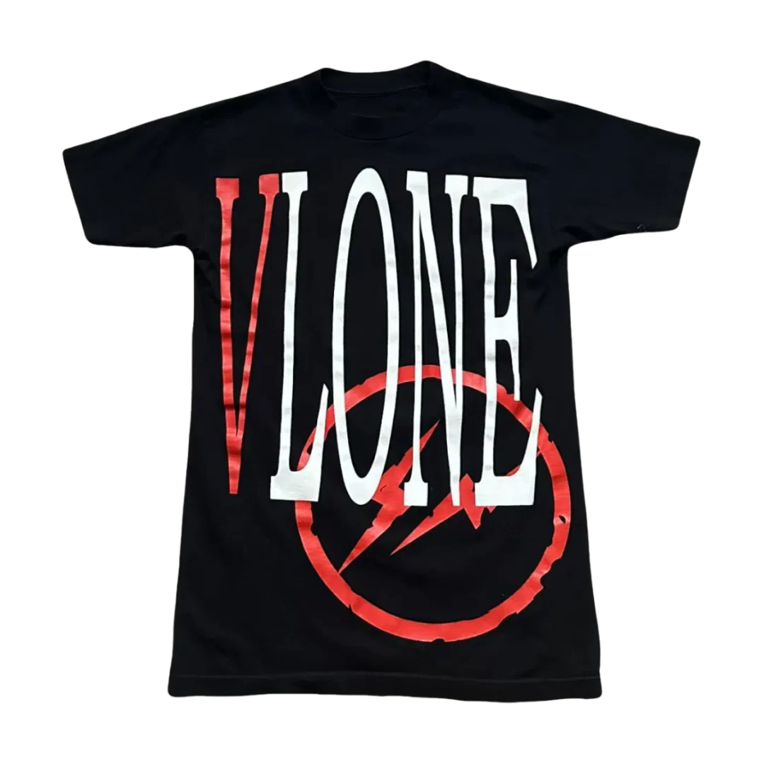 Vlone T-Shirt Black & Red