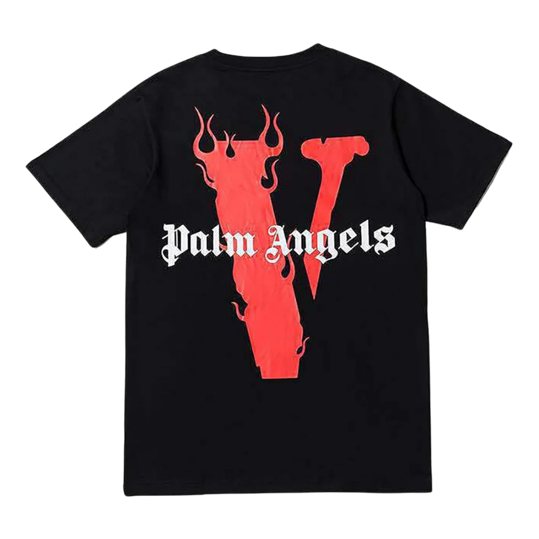 Vlone x Palm Angels T-Shirt Black & Red