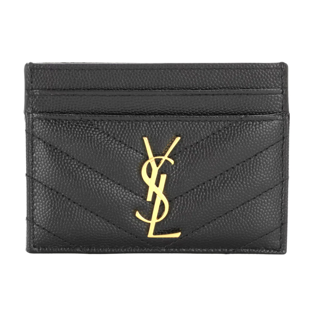 Yves Saint Laurent Cardholder Leather Black