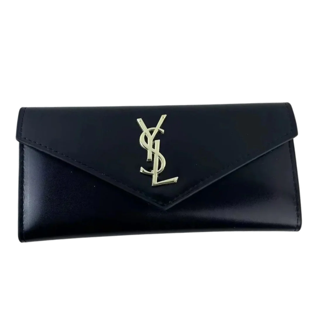 Yves Saint Laurent Leather Pouch Black