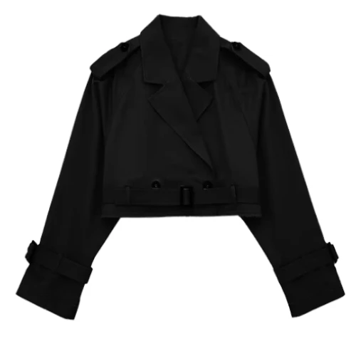 Zara Short Blazer Black