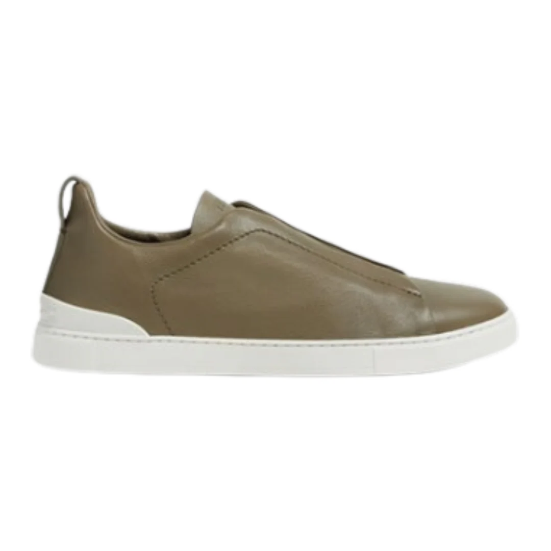 Zegna Triple Stitch Sneaker Green